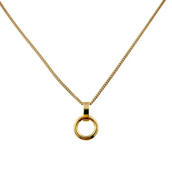 Collier Plaqué Or PHI _PLAT - PM 42cm Vente Flash