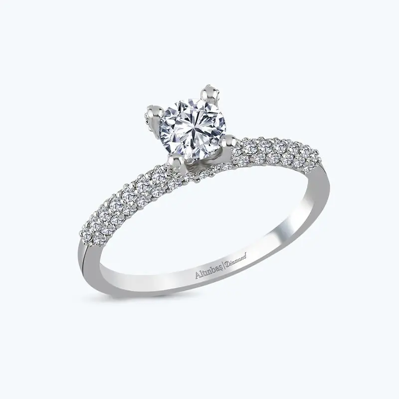 Expédition Rapide Bague Diamant Solitaire