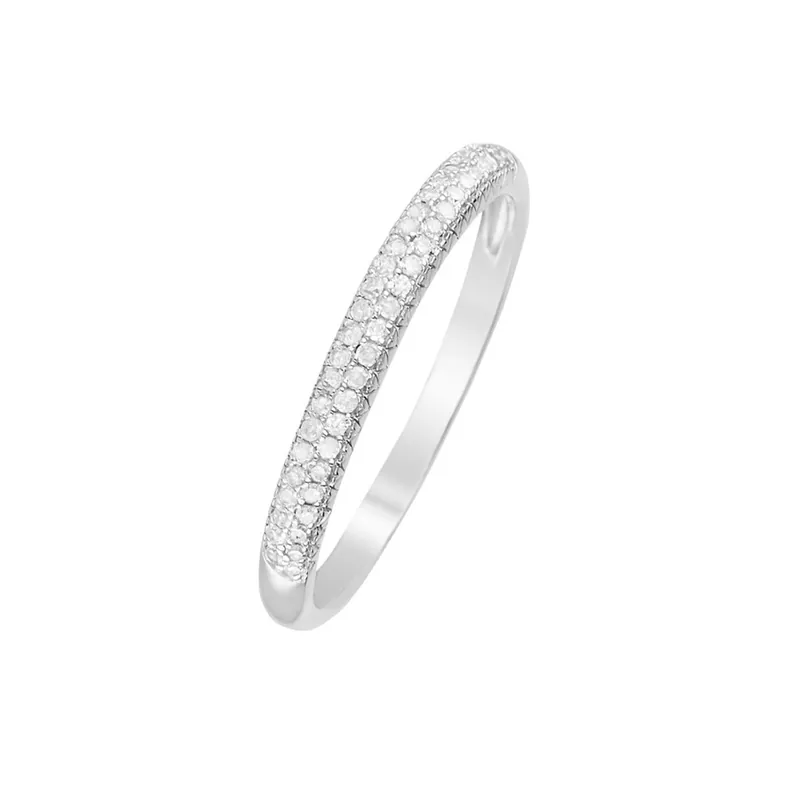 Vente Flash BagueEmma Or blanc et Diamant