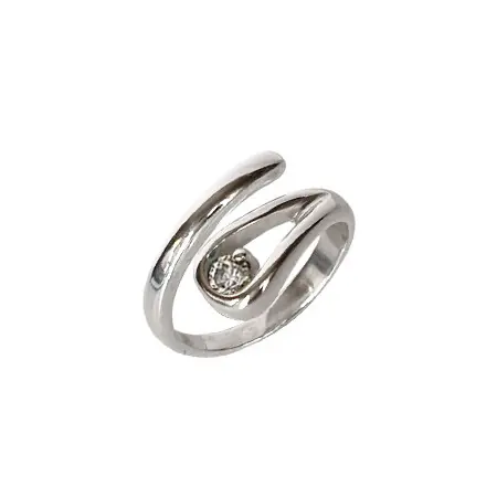 Achat Immédiat Bague Argent PALMY serpent - Oxyde