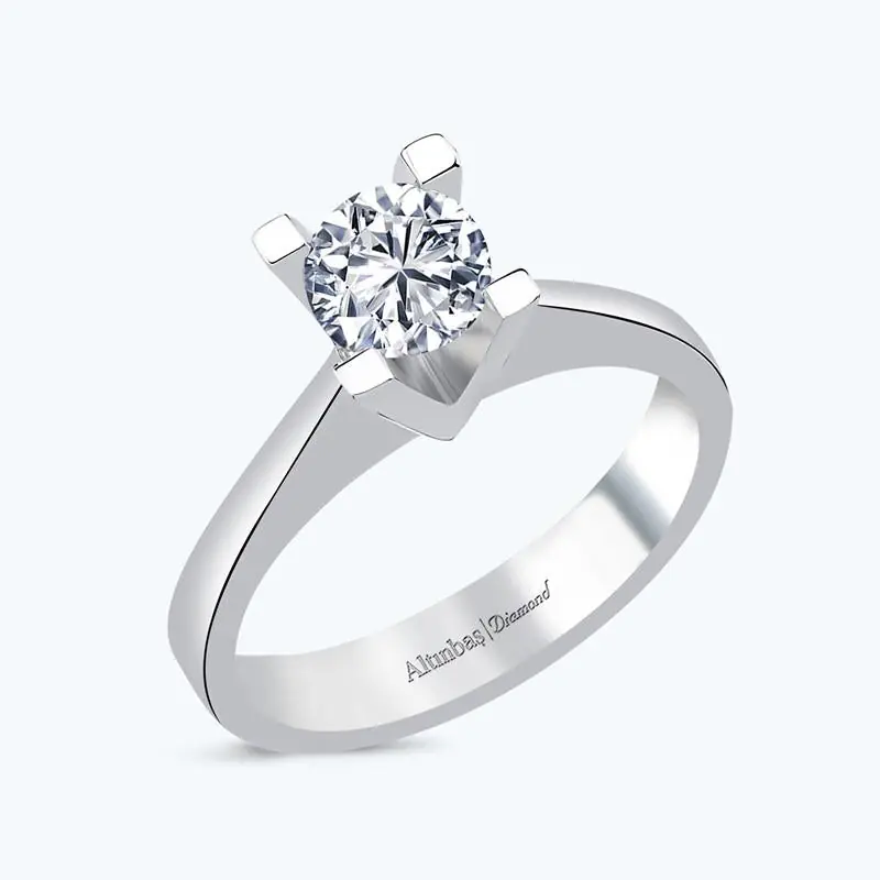 Top Vente Bague Diamant Solitaire