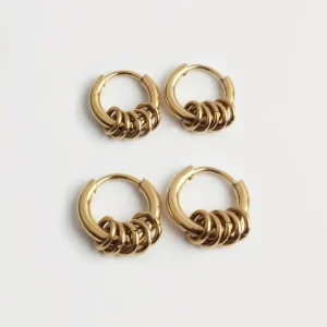 Bali - Boucles d'oreilles - Acier inoxydable Populaire