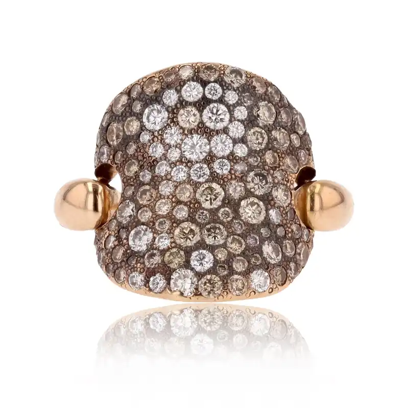 Bague Pomellato Sabbia Diamants Grand Modèle Paiement Sécurisé