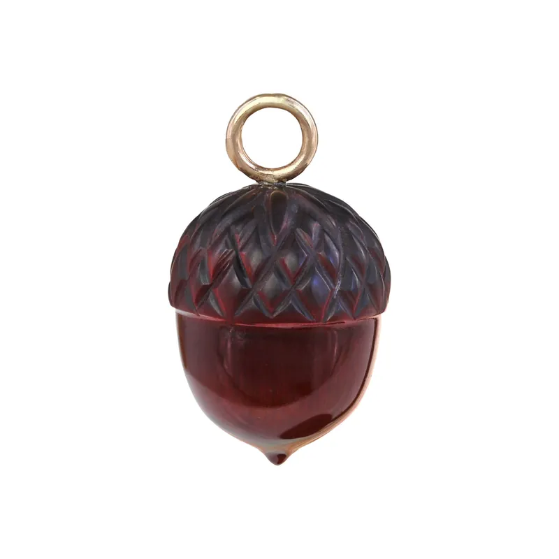 Vente Flash Pendentif gland il de tigre et or