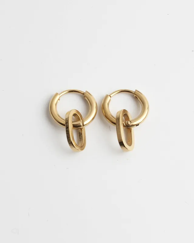 Exclusif Lorette - Boucles d'oreilles - Acier inoxydable