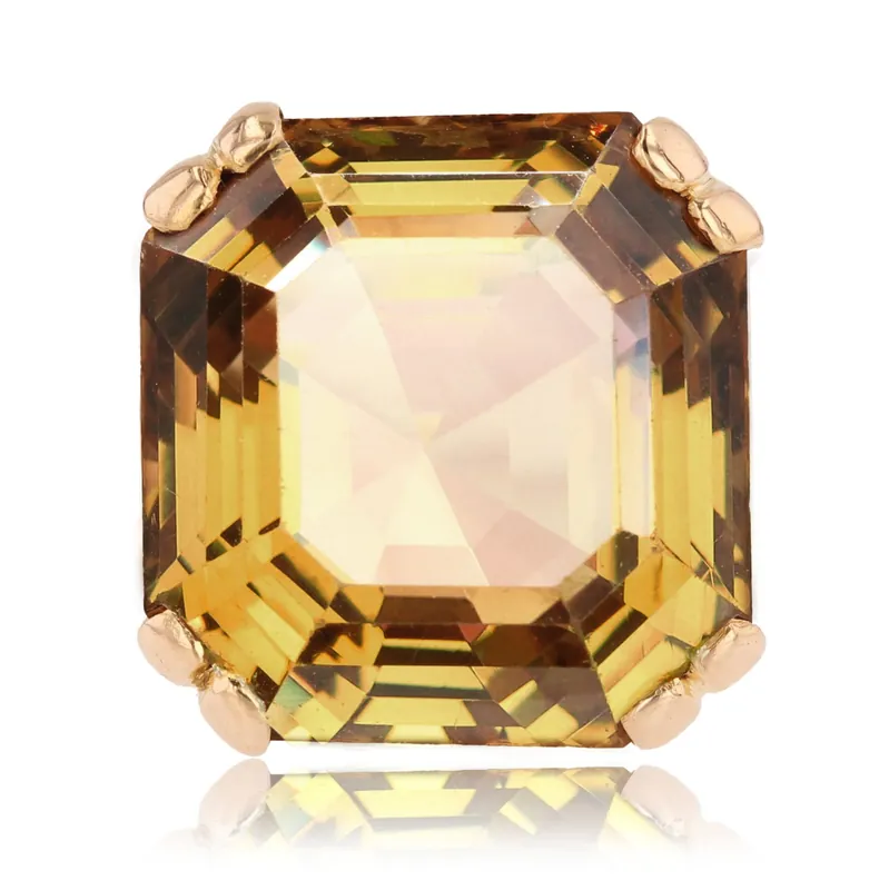 Acheter Direct Bague citrine vintage
