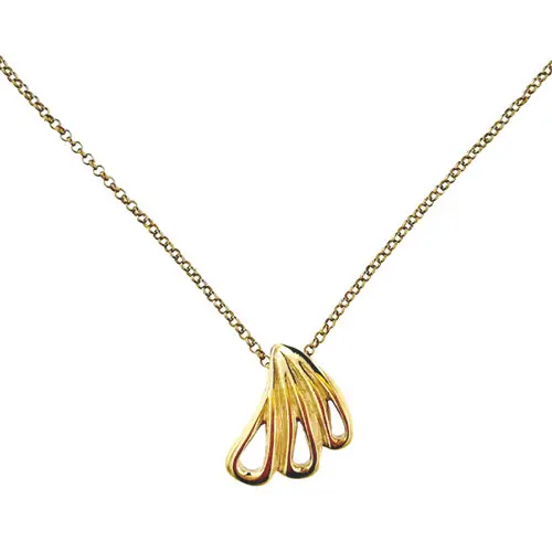 Expédié Aujourd’hui Collier Plaqué Or PALMY TRI PM - 40cm