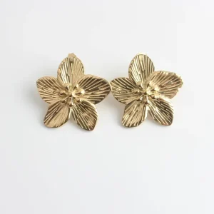 Produit De Marque Fleur - Boucles d'oreilles - Acier inoxydable