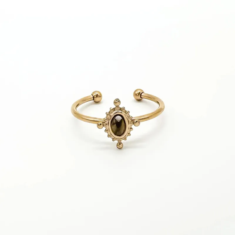 Jaipur - Bague - Acier inoxydable Dernière Chance
