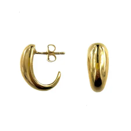 Boucles d'Oreille Plaqué OP Jonc UNI Vente Directe