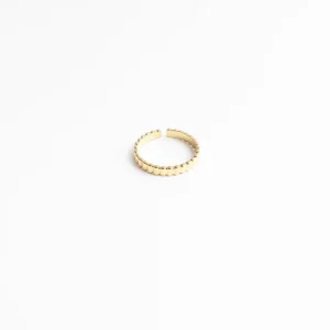 Meilleur Prix Mika - Bague - Acier inoxydable - Ajustable