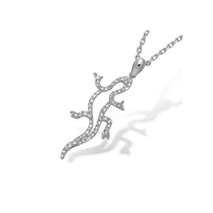 Tendance Pendentif salamandre oyxdes en argent