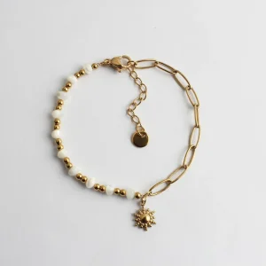 Expédié Aujourd’hui Coquillage et chaîne - Bracelet - Acier inoxydable