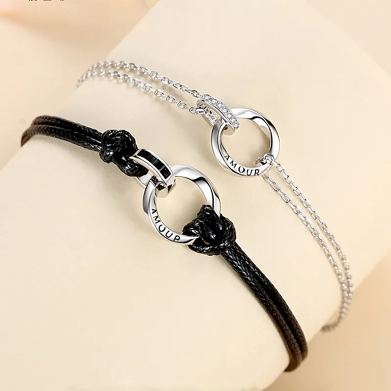 2PCS Bracelets Bracelet en Commun pour Couple|Jessemade Certifié