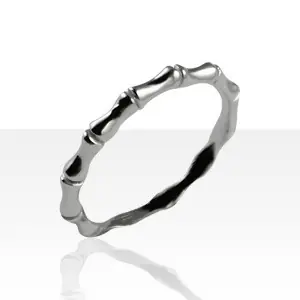 Bon Marché Anneau Argt BAMBOU 2mm