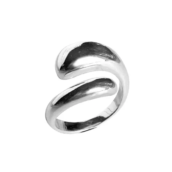 Remise Bague Argent BOMBE MASSIF Serpent