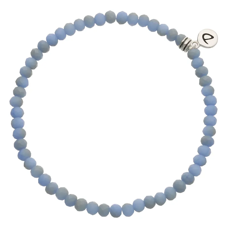 Achetez Aujourd’hui Bracelet Homme Élastique Bleu Clair Gris 4mm