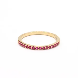Achetez Aujourd’hui Bague "color alliance rubis" R0,23/16 Or Jaune 375/1000