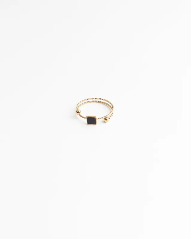 Lina - Bague - Acier inoxydable - Ajustable Top Qualité