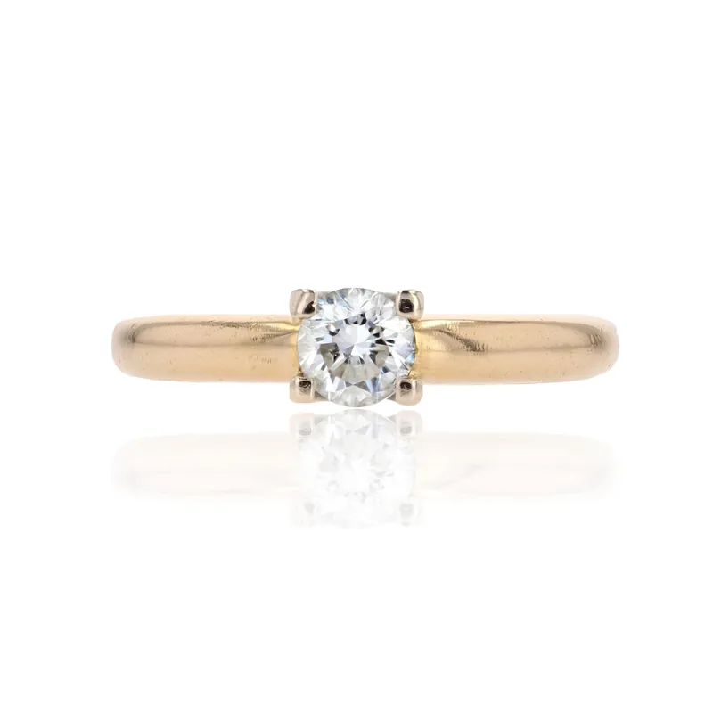 Solitaire diamant jonc or Achetez Aujourd’hui