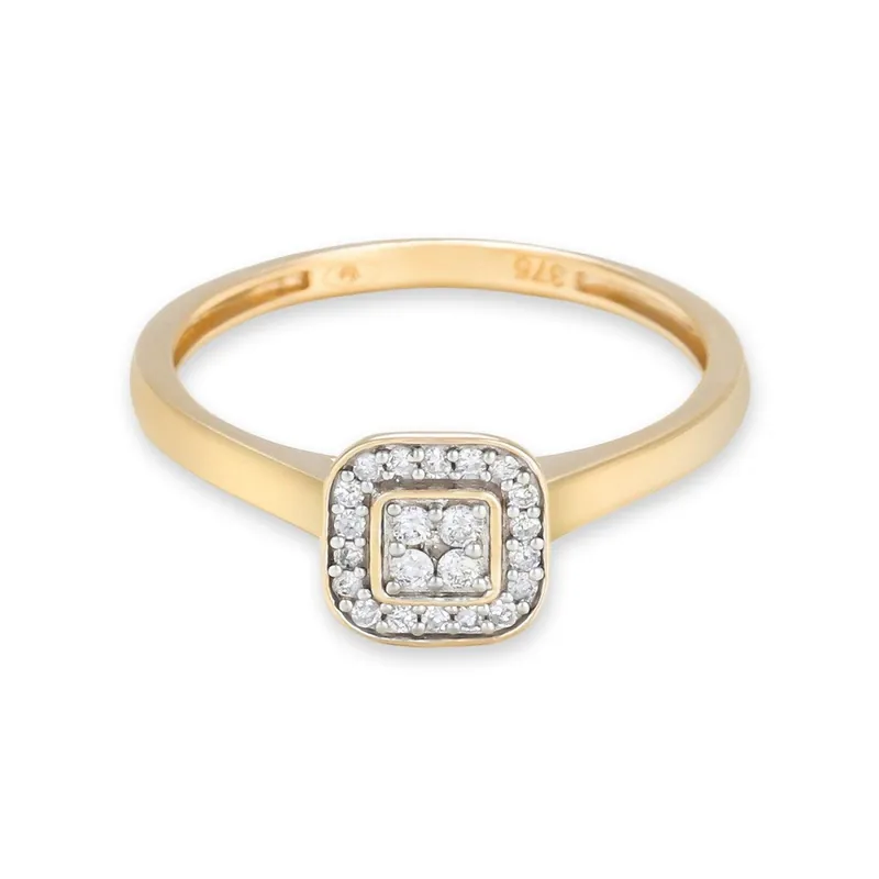 Solde BagueViviane Or jaune et Diamant