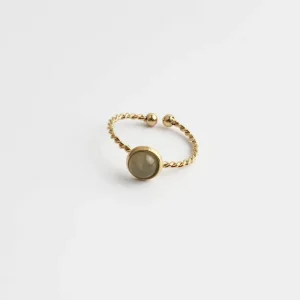 Bague Alisa - Acier inoxydable - Ajustable Vente Directe