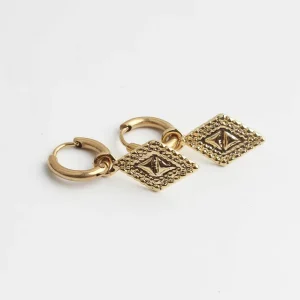 La Vie Est Belle - Boucles d'oreilles - Acier inoxydable Acheter Direct