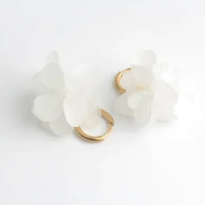 Straya - Boucles d'oreilles - Acier inoxydable Expédition Rapide