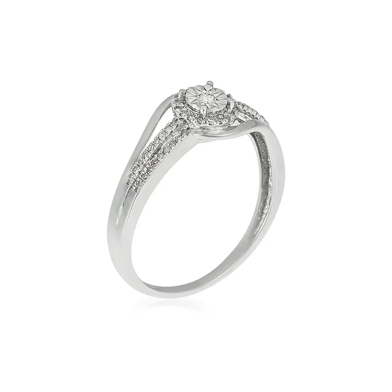 Acheter En Ligne BagueLéa Or blanc et Diamant