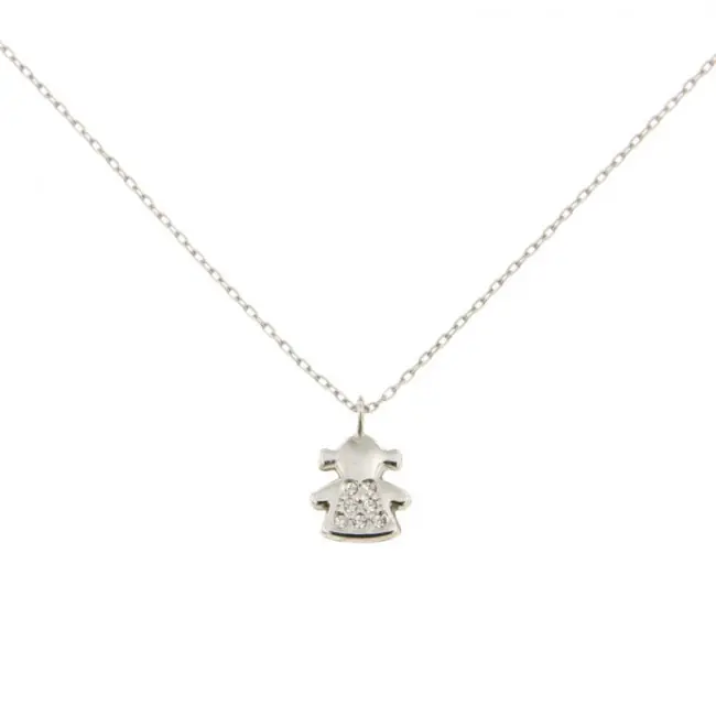Dernière Chance Collier Or blanc 375°°° 42cm | BIJOUX FEMME BIJOUX ADO