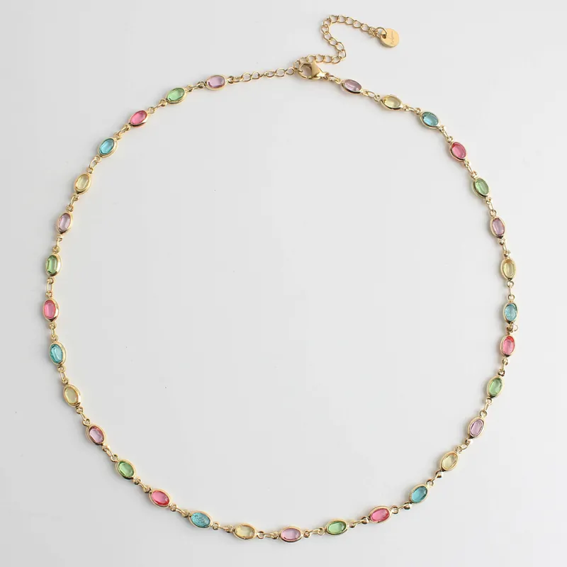 Arc-En-Ciel - Collier - Plaqué Achat Immédiat