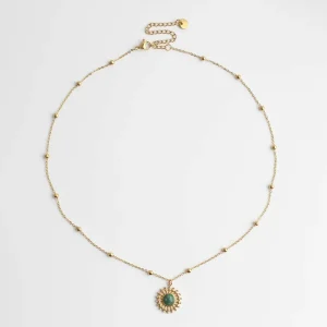 Jasmine - Collier - Pierre naturelle - Acier inoxydable Offre Limitée