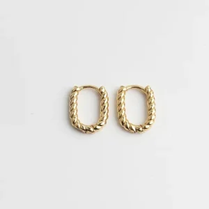 Dernier Modèle Small Turned Odette - Boucles d'oreilles - Acier inoxydable