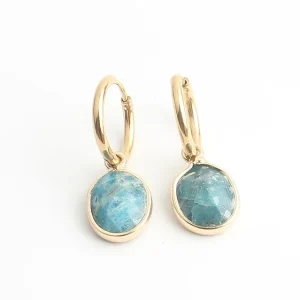 Offre Du Jour Ovally - Boucles d'oreilles - Pierre naturelle - Acier inoxydable