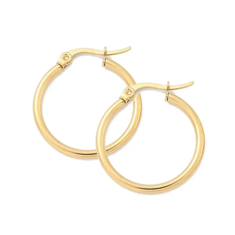 Boucles d'oreilles Créoles 25*2 mm Livraison Mondiale