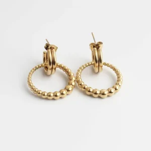 Lisette - Boucles d'oreilles - Acier inoxydable Top Vente