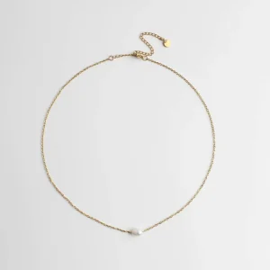 Commander Vite Fresh Water Pearl - Collier - Acier inoxydable