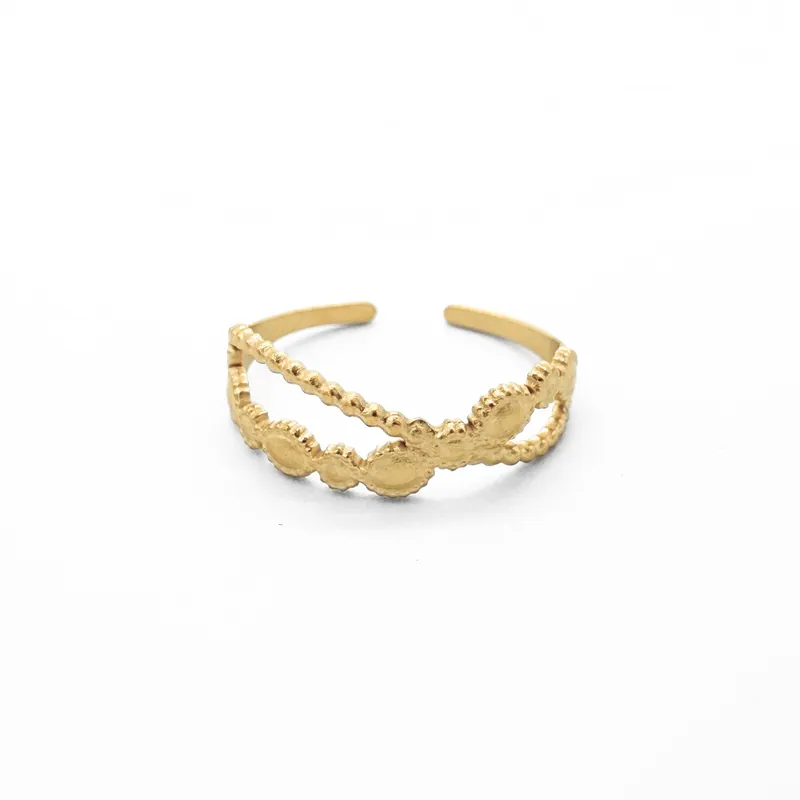 Petit Prix Donna - Anneau - Acier inoxydable - Ajustable