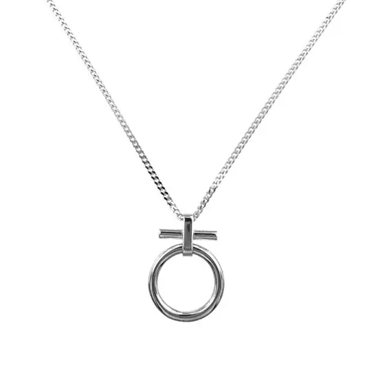*** Sautoir Argent PHI-T - GM_80cm Marque