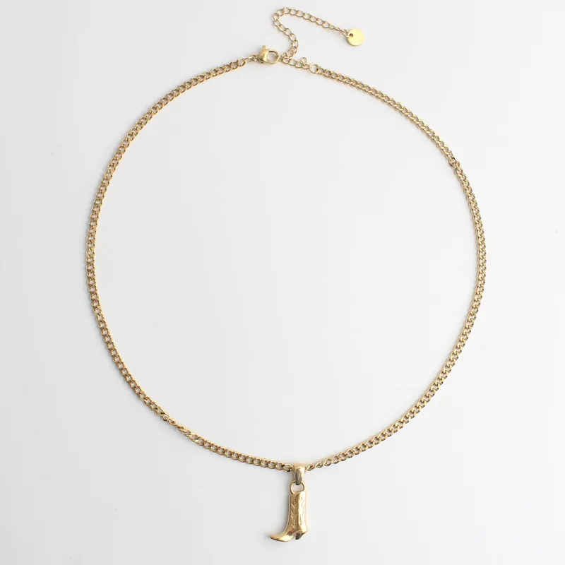 Remise Cowboy Boots - Collier - Acier inoxydable