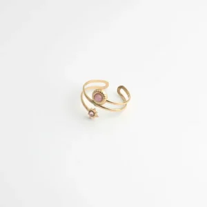 Prix Cassé Candace - Bague - Acier inoxydable - Ajustable
