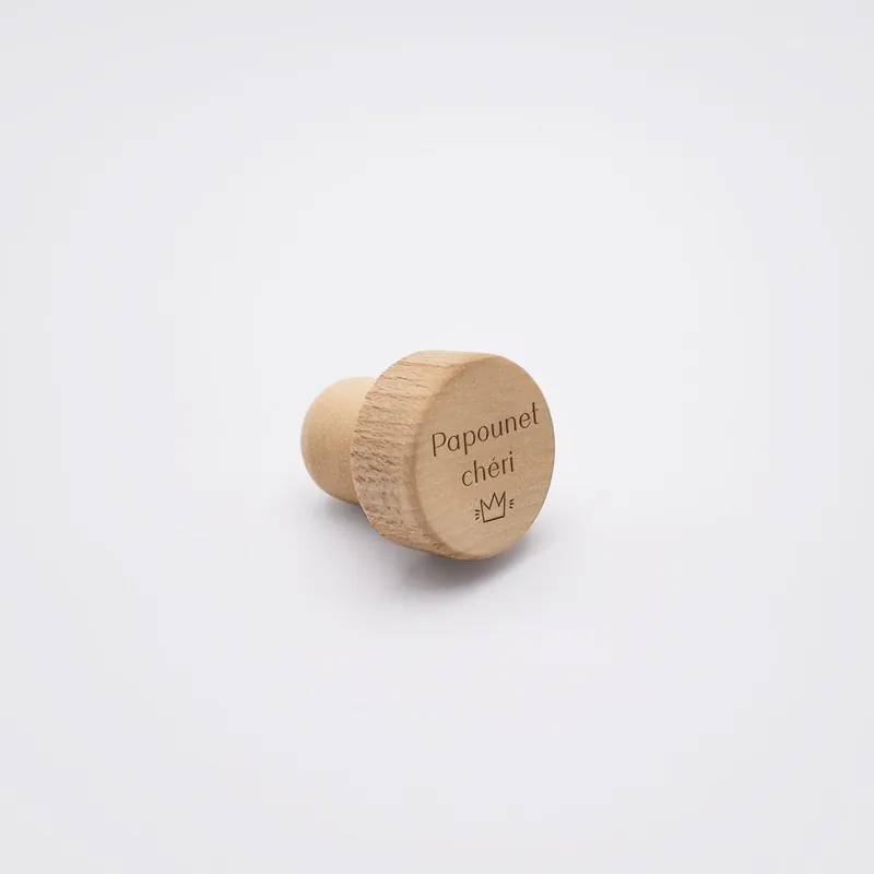 Quantité Limitée Bouchon de bouteille personnalisé bois gravé