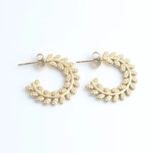 En Vogue Big Leaf - Boucles d'oreilles - Acier inoxydable