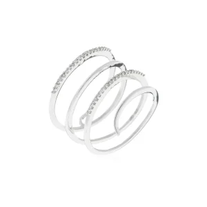 Achetez Aujourd’hui Bague Or Blanc 375/1000 Lila Diamant 0,12ct