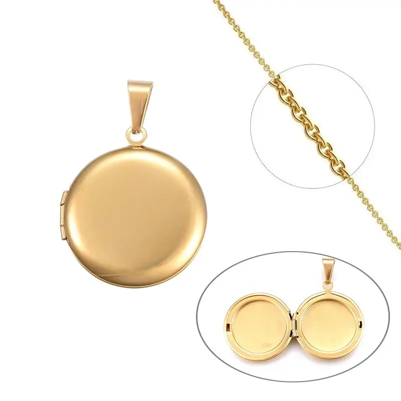 Acheter En Ligne Collier chaîne pendentif porte photo