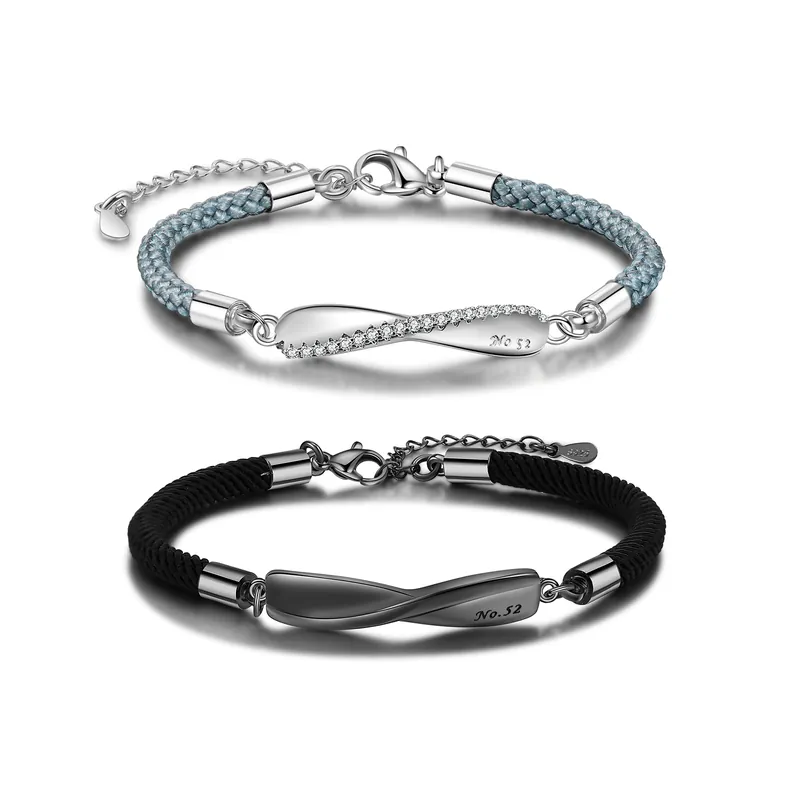 2PCS Bracelet roped Bracelet en Commun pour Couple｜Jessemade Vente Directe
