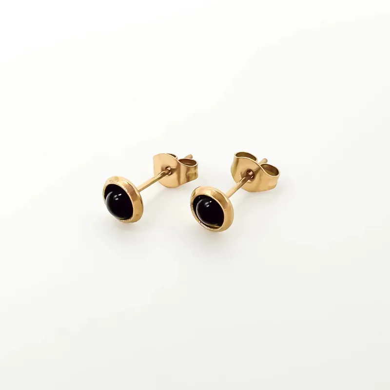 Points colorés - Boucles d'oreilles - Boucles d'oreilles - Acier inoxydable Commande En Gros