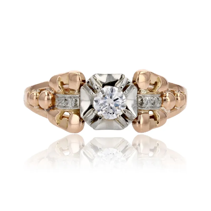 Quantité Limitée Solitaire diamant ancien