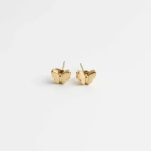 Achat Immédiat Butterfly - Clous d'oreilles - Boucles d'oreilles - Acier inoxydable