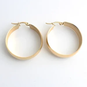 Lyra - Boucles d'oreilles - Acier inoxydable Prix Choc